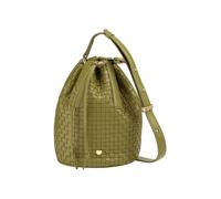 DuDu Filicudi M. Bolso bombonera Piel natural 19 cm verde oliva