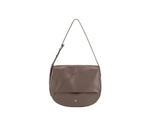 DuDu Formentera Bolsa de hombro Piel natural 34 cm gris