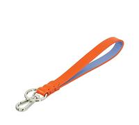 DUDU Llavero con Correa de Muñeca con Mosquetón para Llaves, Cartera, Coche, Teléfono Móvil, Porta Badge Naranja