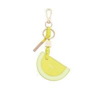 DUDU Llavero de Piel con sandía, Bonito Llavero de Colores, con Anilla y mosquetón, Llavero de diseño Vanilla Cream