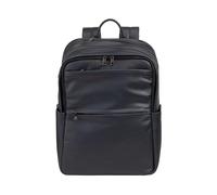 DUDU Mochila de Cuero para Hombre y Mujer, Soporte para PC hasta 15,6" MacBook 16 Pulgadas, Mochila de Viaje de 20 litros, Elegante Mochila Multicompartimentos para Oficina de Trabajo Navy
