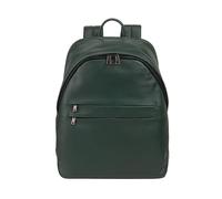 DuDu New York Mochila de día Piel 41 cm Compartimento para el portátil verde