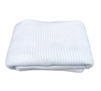 DUDU N GIRLIE Manta para cuna, 100% algodón puro, extra suave, para enfermería, bebé, para todas las estaciones, para viajes, cuna, cama, (100 x 150 cm, blanco)