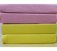 Dudu N Girlie Moses Basket - Juego de sábanas bajeras, 100% algodón de jersey, tamaño de moisés, hipoalergénica, transpirable, de fácil cuidado, sábana bajera suave para moisés de bebé (paquete de 2, rosa y amarillo)