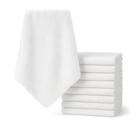 DuDu N Girlie Pañales para bebé, 100% algodón, color blanco, paquete de 12