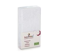 Dudu N Girlie - Protector de colchón para cuna (100% algodón, impermeable, 70 x 140 cm)