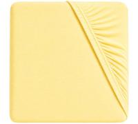 Dudu N Girlie Sábana bajera ajustable para cuna de 50 x 100 pulgadas, sábana bajera para cuna de 100 x 50 cm, hipoalergénica, transpirable, de fácil cuidado, sábanas junior (paquete individual, amarillo)