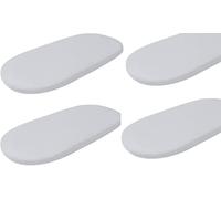 Dudu N Girlie - Sábana bajera ajustable para moisés, 2 piezas, algodón, color azul