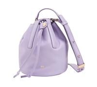 DUDU Piccola Borsa a Secchiello da Donna in Vera Pelle con Tracolla Regolabile e Chiusura a Coulisse - Borsa a Tracolla Elegante e Compatta con Cordoncino, Perfetta per l'Uso Quotidiano Provence lila