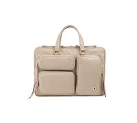 DuDu Pocket Maletín Piel natural 36 cm Compartimento para el portátil beige