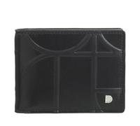 DUDU Portafoglio da Uomo in Pelle Stampata Con Clip Fermasoldi, Piccolo Portafogli Sottile Compatto Con Protezione RFID - Porta Carte di Credito e Zip Posteriore Black_Taupe, Black_taupe, 10,90