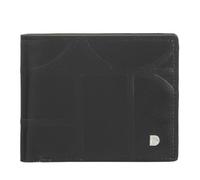 DUDU Portafoglio Uomo Slim in Pelle Stampata con Protezione RFID - Compatto, Elegante, Dimensioni Ridotte - Portafogli Porta Carte di Credito con Portamonete Black_Taupe