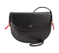 DuDu Skye Bolsa de hombro Piel natural 21 cm negro