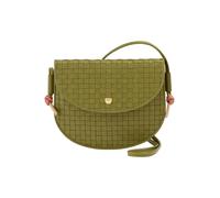 DuDu Skye Bolsa de hombro Piel natural 21 cm verde oliva