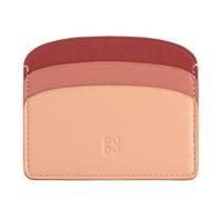 DUDU Tarjetero Delgado en Piel Suave, portatarjetas, portadocumentos, Plano y de Bolsillo, diseño Slim, Colorido Rosa Rubor