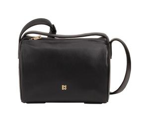 DuDu Up Bolsa de hombro Piel 19.5 cm negro