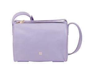 DuDu Up Bolsa de hombro Piel natural 19.5 cm púrpura