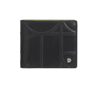 DuDu Up! Cartera Bloqueo RFID Piel natural 10.5 cm negro