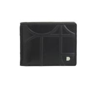 DuDu Up Cartera Bloqueo RFID Piel natural 11 cm negro