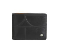 DuDu Up Cartera Bloqueo RFID Piel natural 11 cm negro