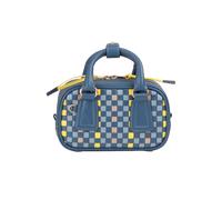 DuDu Woven Bolso Piel natural 20.5 cm azul