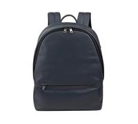 DuDu Casablanca Mochila de día Piel 40 cm Compartimento para el portátil azul