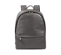 DUDU Zaino in Pelle Uomo Donna Porta PC 15L - Elegante Zaino da Viaggio e Lavoro con Tasca Imbottita per Laptop (Fino 13"), Spallacci Regolabili e Design Compatto Antracita