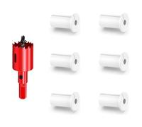 DuDuZui 25mm Pasacables de Escritorio, para Cable Starlink, 6 Alimentación a Través de Cable Ethernet Grommet para Cable Starlink y Muebles Agujeros de Alambre,con Sierra Perforadoras (25mm, Blanco)