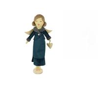 DUE ESSE CHRISTMAS SRL Ángel C/Vestido Terciopelo Verde 41cm, Talla única
