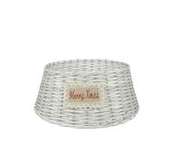 DUE ESSE CHRISTMAS SRL Cubrebase árbol cesta blanca 53 x 26 cm, como en la foto, talla única