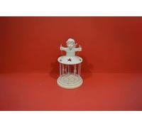 DUE ESSE CHRISTMAS SRL Farol para Velas de ángel Blanco, 22 cm, como se Muestra en la Imagen, Talla única