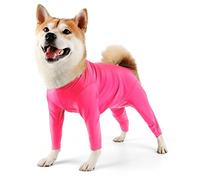 Due Felice Mameluco para perro, cobertura completa, body de recuperación quirúrgica para mascotas después de la cirugía, cuello cónico, alternativa para aliviar la ansiedad, camisa para perros hembras