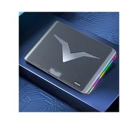 (Due ventole - No RGB) Disipador de calor para computadora portátil con iluminación RGB, due ventole,