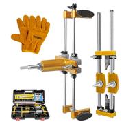 DUEBEL Kit de abridor de orificios para cerradura de puerta para instalar puertas, kit de mortaja para cerradura de puerta de madera, plantilla para máquina de mortajar, kit de instalación de cerradur