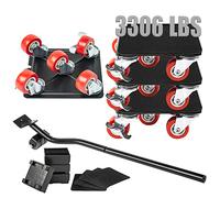 DUEBEL Lifter - Deslizadores de muebles para suelos de madera dura, plataforma rodante para muebles móviles, deslizadores de muebles, 1500 kg, 3300 libras