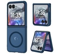 DUEDUE Funda para Motorola RAZR Plus 2025/2024, Moto RAZR 50 Ultra 5G, Funda Protectora a Prueba de Golpes para Motorola RAZR+ Plus 2025/2024/Moto RAZR 50 Ultra 5G 6.9 Pulgadas, Azul