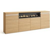 duehome Aparador Chimenea , roble, 203 x 75 x 34,6