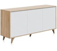 duehome Aparador lira melamina, blanco artik, 154 x 75 x 40