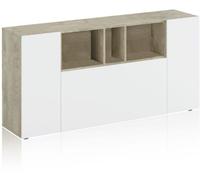 duehome Aparador melamina, blanco artik, 150 x 76 x 41