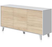duehome Aparador niva melamina, blanco, 154 x 75 x 41