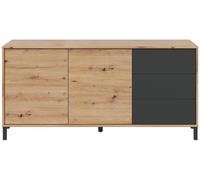 duehome Aparador roble nodi y antracita