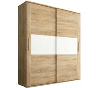 duehome Armario 2 puertas correderas 180 melamina, cambria, 180 x 207,6 x 55