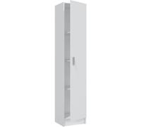 duehome Armario de 1 puerta blanco