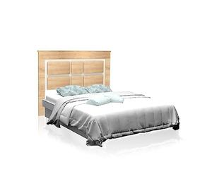 duehome | Cabezal para Cama de Matrimonio, cabecero Modelo Kira, Color Cambria y Blanco, Medidas: 160 cm (Ancho) x 119,3 cm (Alto) x 3,8 cm (Fondo)