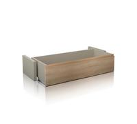 duehome | Cajon Frontal Extraible, Cajon Complementario Canape Luxury, Acabado en Cambria, Medidas: 122 cm (Largo) x 27,5 cm (Alto) x 47,5 cm (Fondo)
