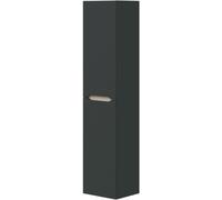 duehome Columna de baño suspendida melamina, antracita, 31 x 135 x 26