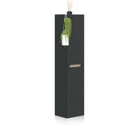 duehome Columna de baño suspendida melamina, antracita, 31 x 135 x 26