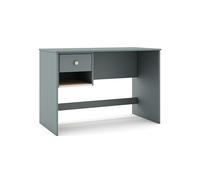duehome | Escritorio Juvenil, Mesa de Estudio, Modelo Misty Breeze, Color Verde Salvia y Oak Soft, Medidas: 110 cm (Largo) x 55 cm (Fondo) x 75 cm (Alto)