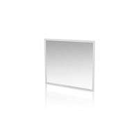 duehome | Espejo Cuadrado, Espejo de Pared, Modelo Ataneq, Acabado en Color Blanco, Medidas: 90,8 cm (Ancho) x 75 cm (Alto) x 2 cm (Fondo)