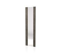 duehome | Espejo Mural Rectangular, Espejo de Pared, Modelo Ataneq, Acabado en Color Ceniza, Medidas: 49,8 cm (Ancho) x 180 cm (Alto) x 2 cm (Fondo)